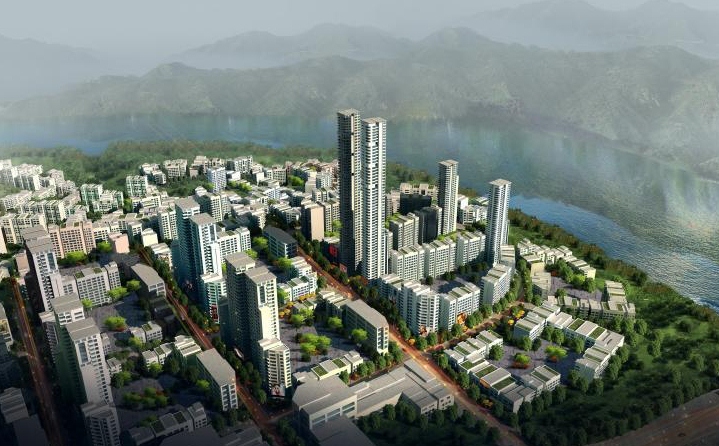 Yuelai Eco-city in Chongqing, China