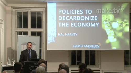 Permalink to Hal Harvey: Policies to Decarbonize the Economy