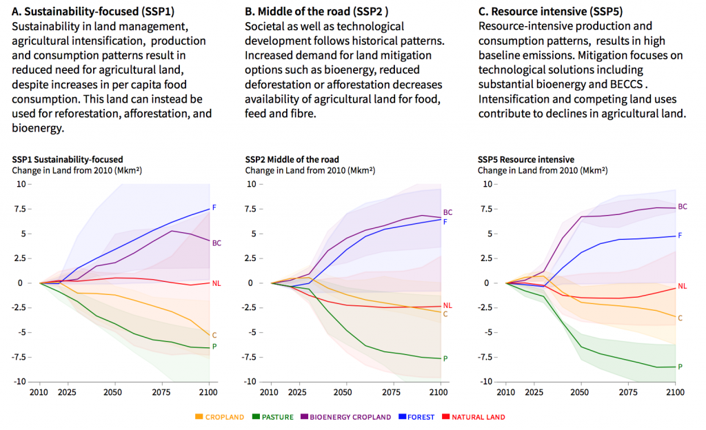 IPCC Special Report on Land Shared Socioeconomic Pathways